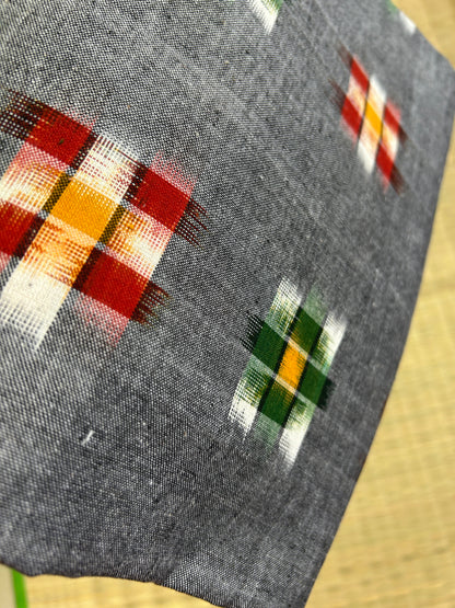 Double Ikat Cotton Fabric (fab -24)(2.5 Meter)