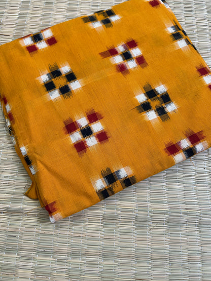 Double Ikat Cotton Fabric (2.5 Meter)(fab26)