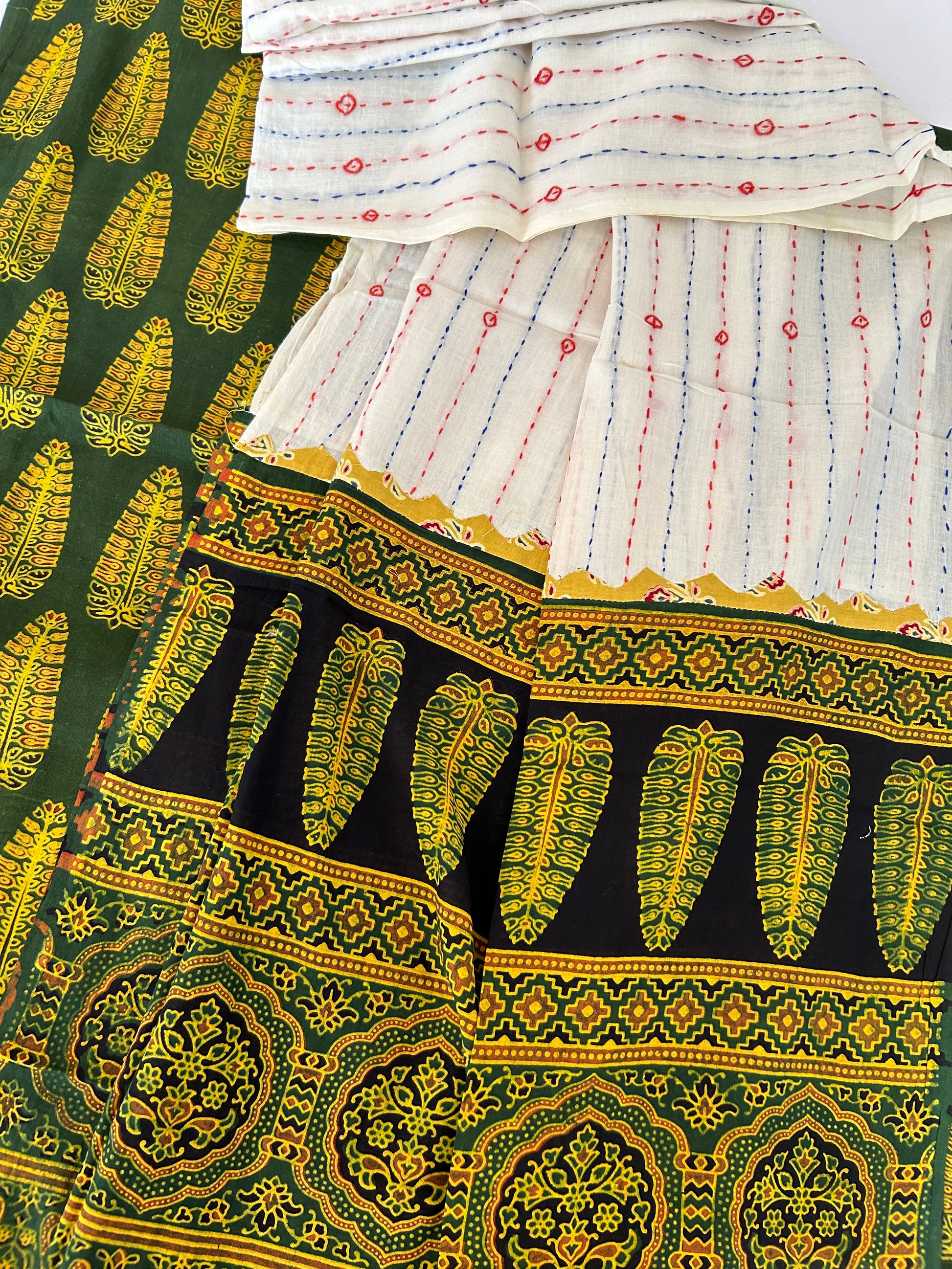 Ajrakh Cotton Dress Material