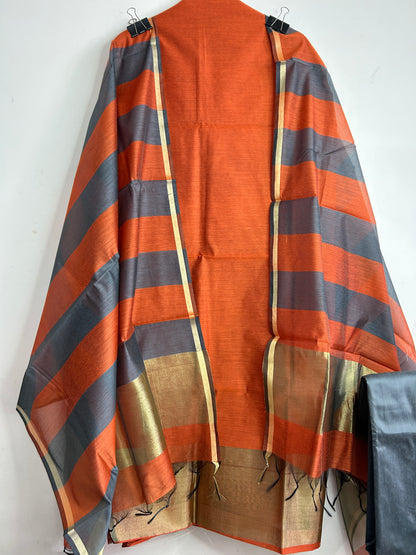 Maheshwari Silk Cotton Dress Material