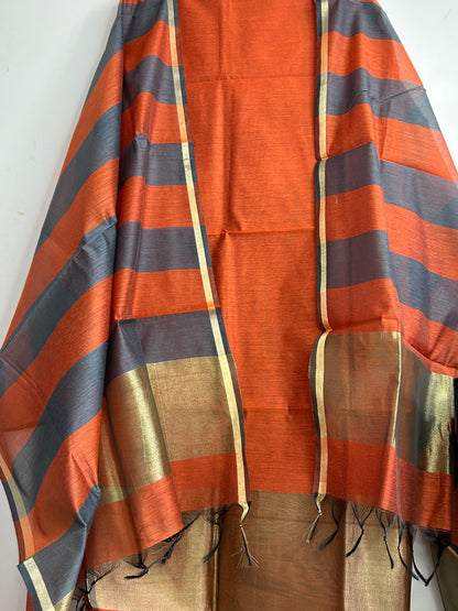 Maheshwari Silk Cotton Dress Material