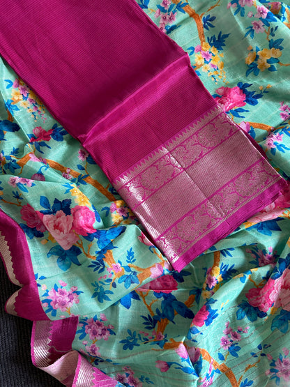 Mangalagiri Silk Cotton Dress Material