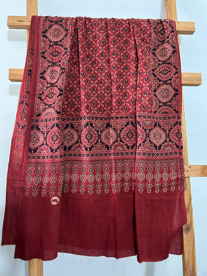 Ajrakh Cotton Dupatta