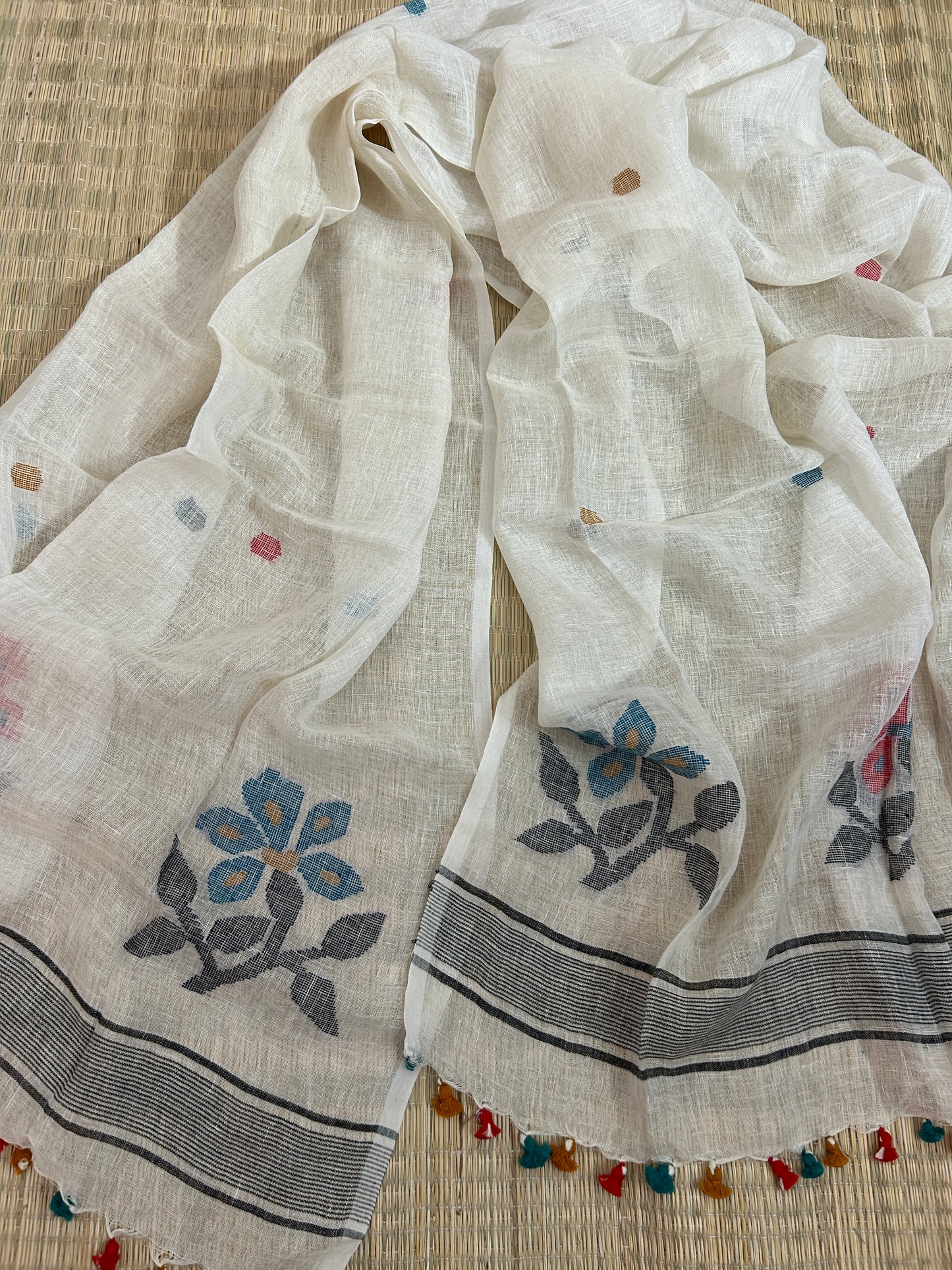 Linen Jamdani Dupatta