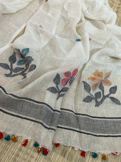 Linen Jamdani Dupatta