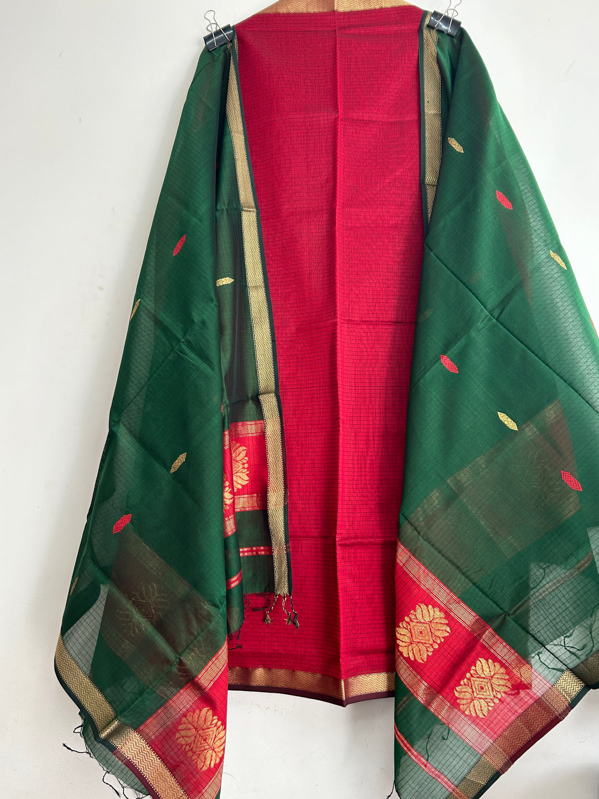 Maheshwari Silk Cotton Dress Material