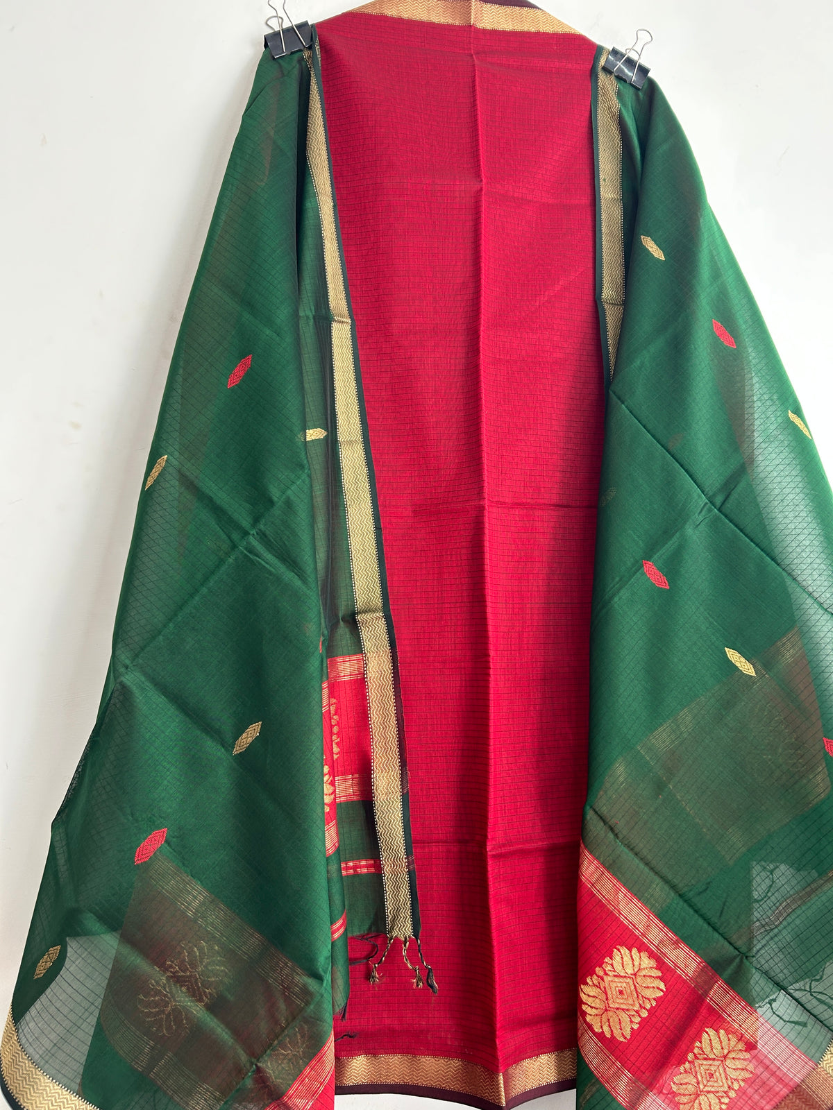 Maheshwari Silk Cotton Dress Material