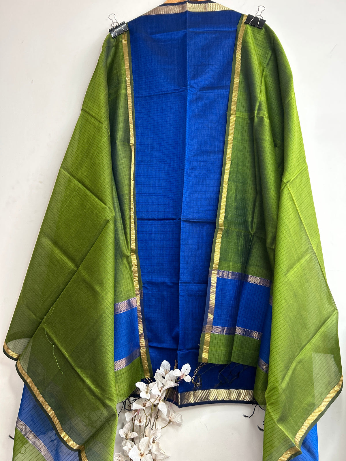 Maheshwari Silk Cotton Dress Material