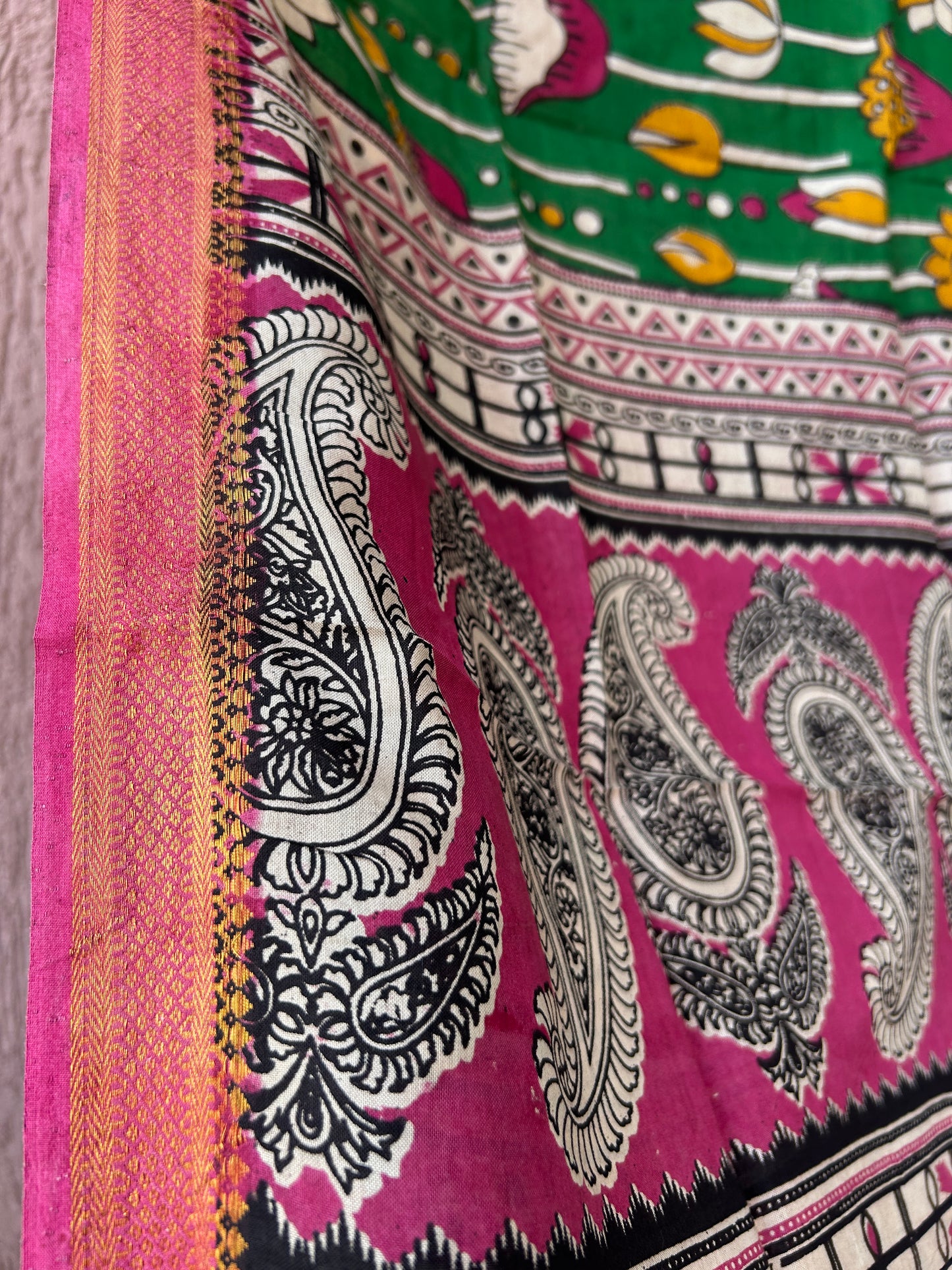 Kalamkari Silk Dupatta