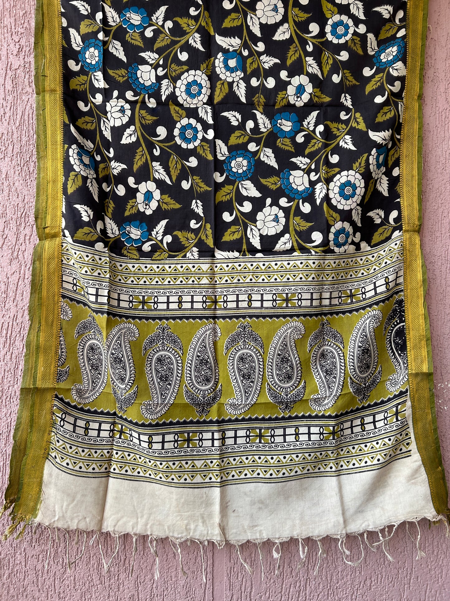 Kalamkari Silk Dupatta