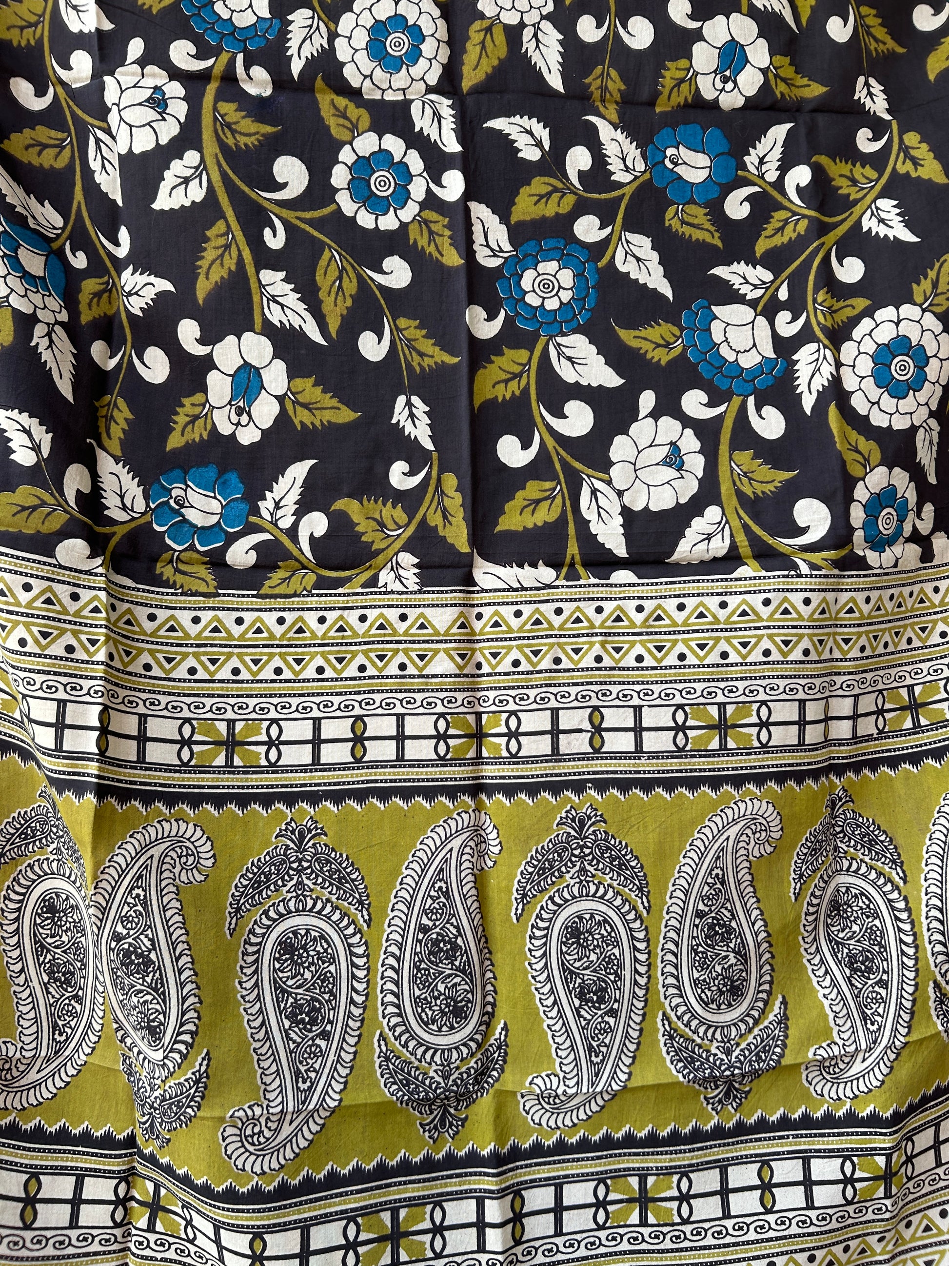 Kalamkari Silk Dupatta