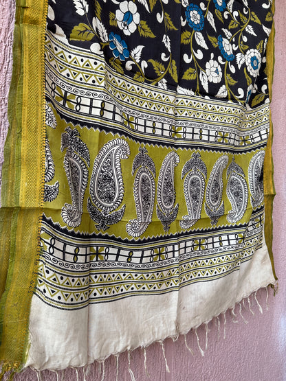 Kalamkari Silk Dupatta