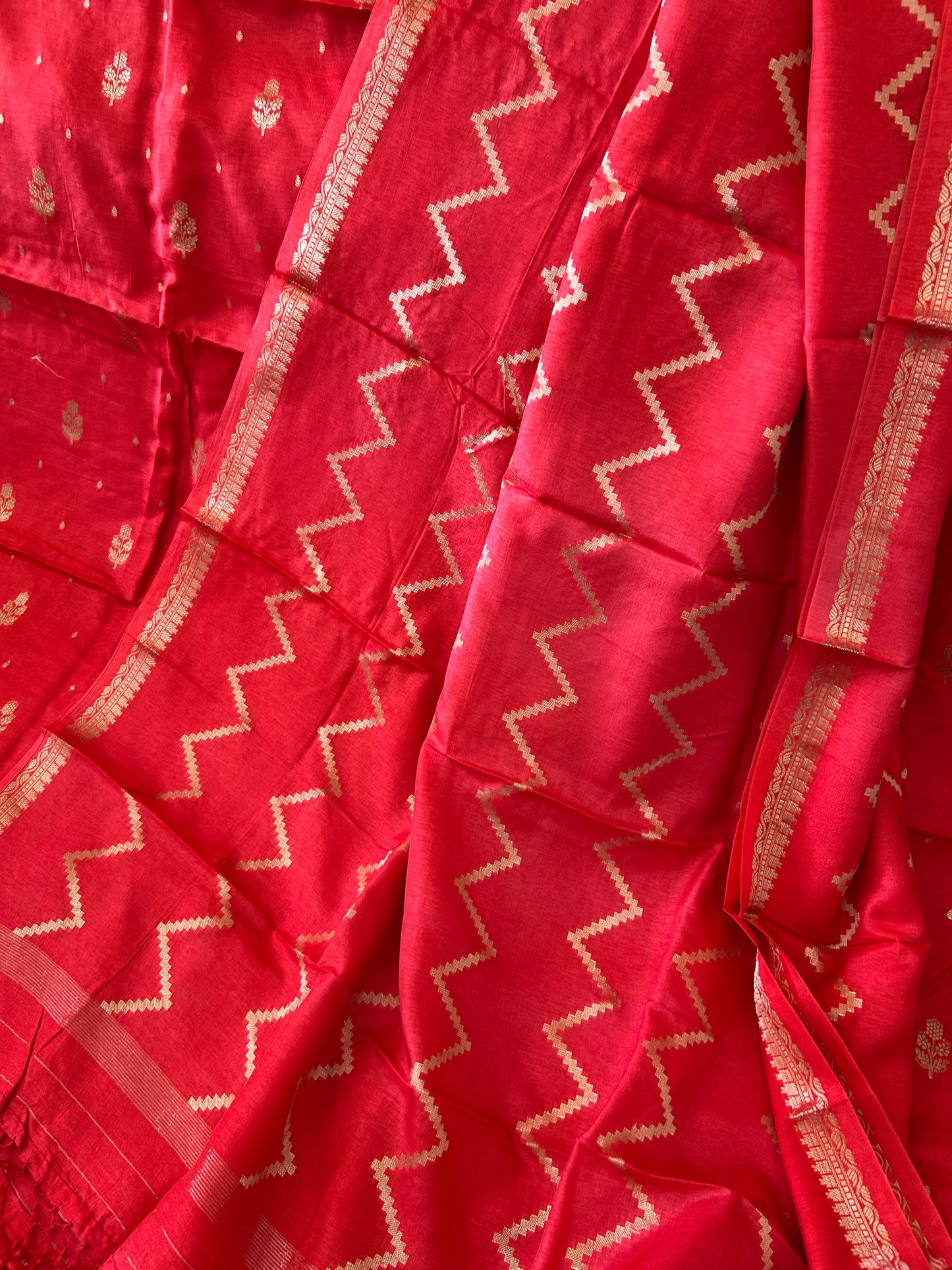 Banarasi Crepe Dress Material