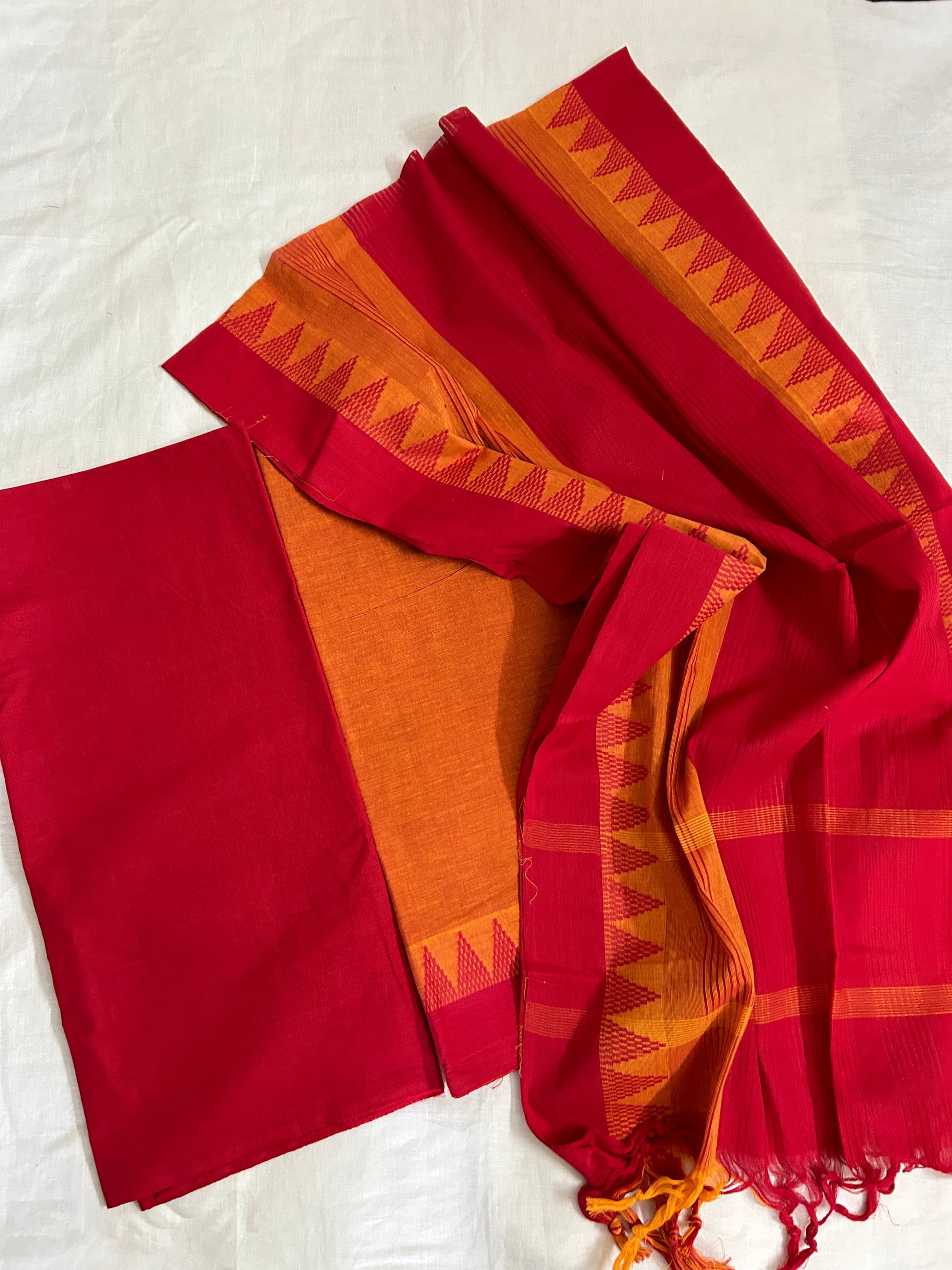 Mangalagiri Cotton Dress Material