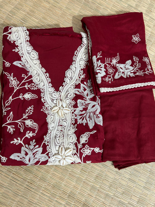 Aari Work Dress Material