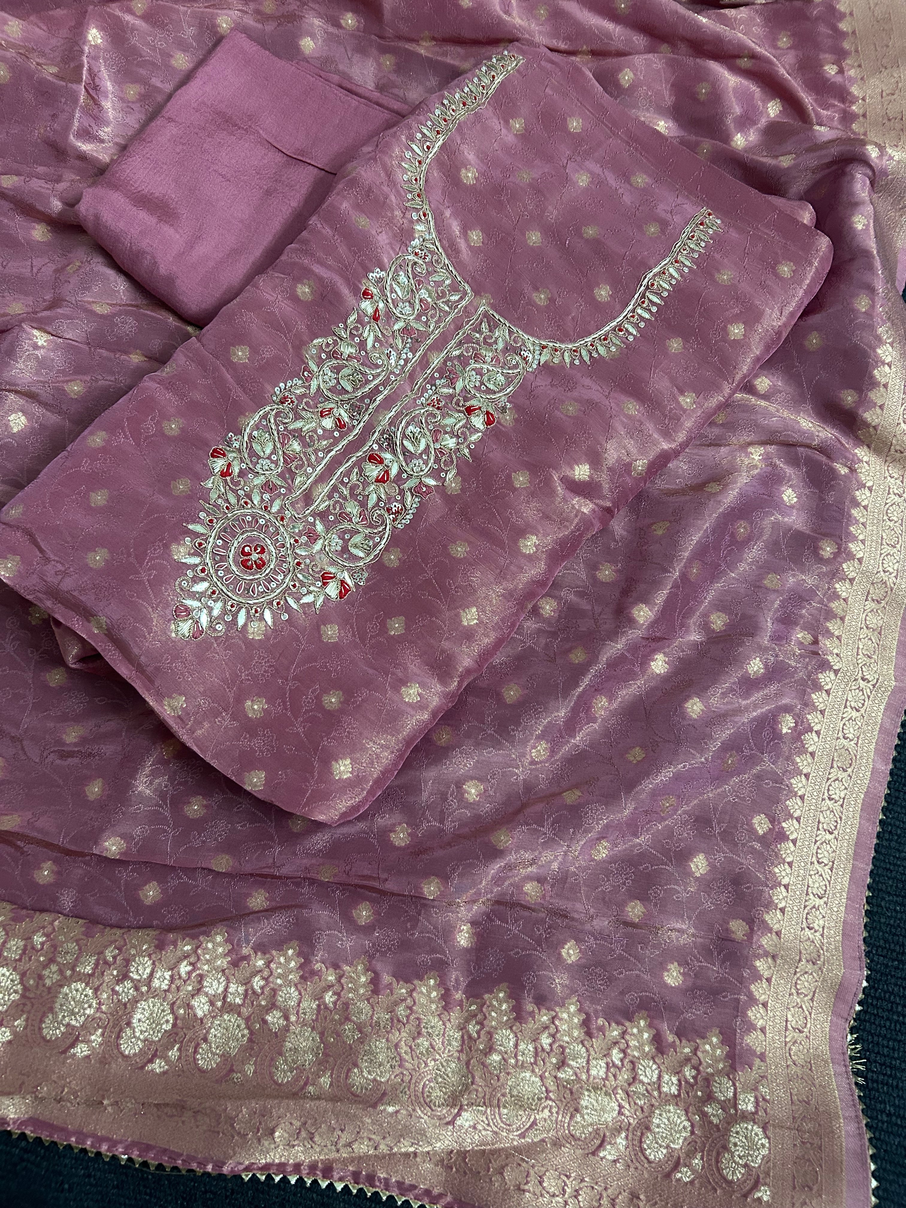 Style Instant Sidhdhi Wholesale Banarasi Art Silk Dress Material -  textiledeal.in