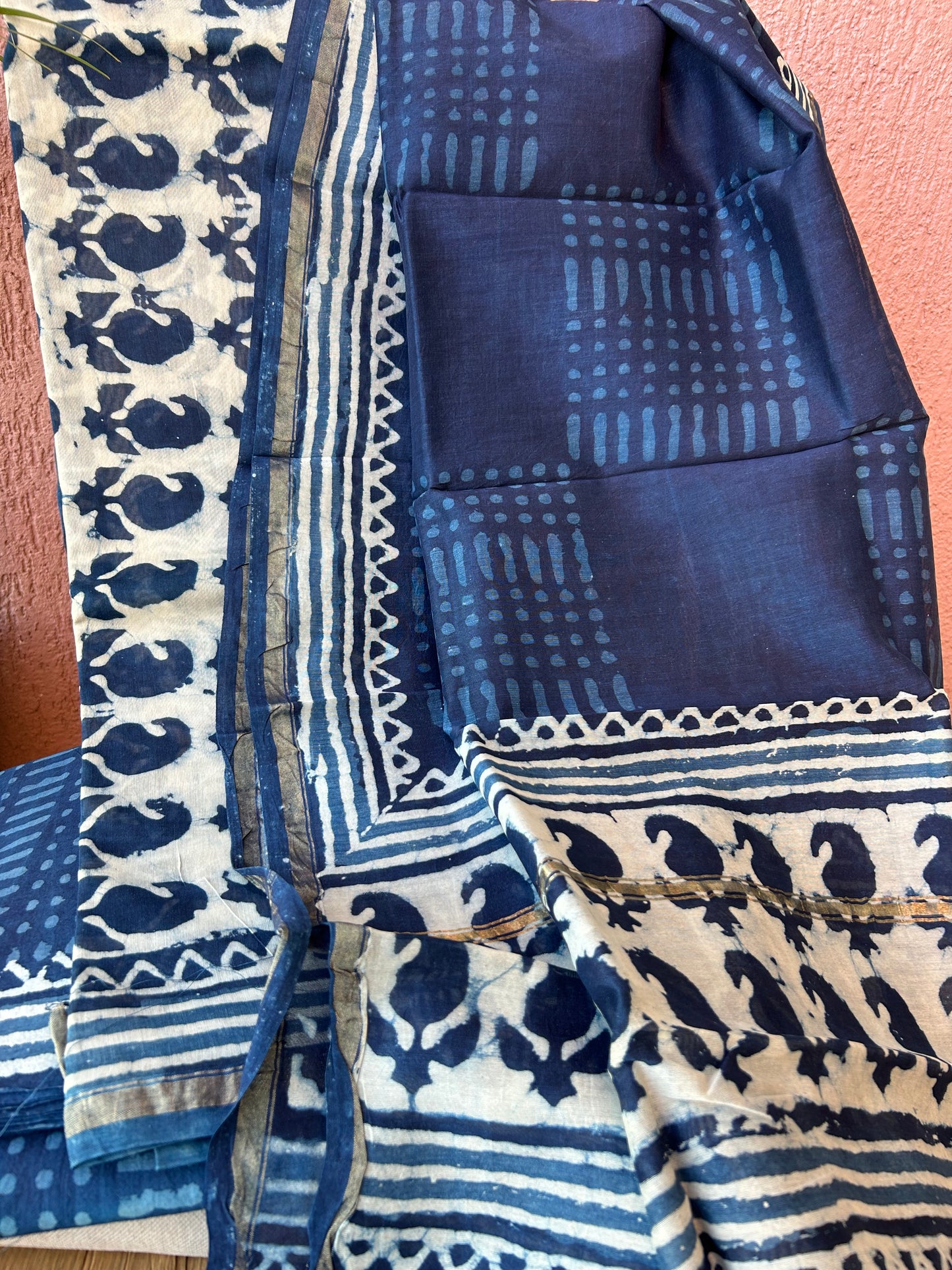 Chanderi Silk Cotton Dress Material