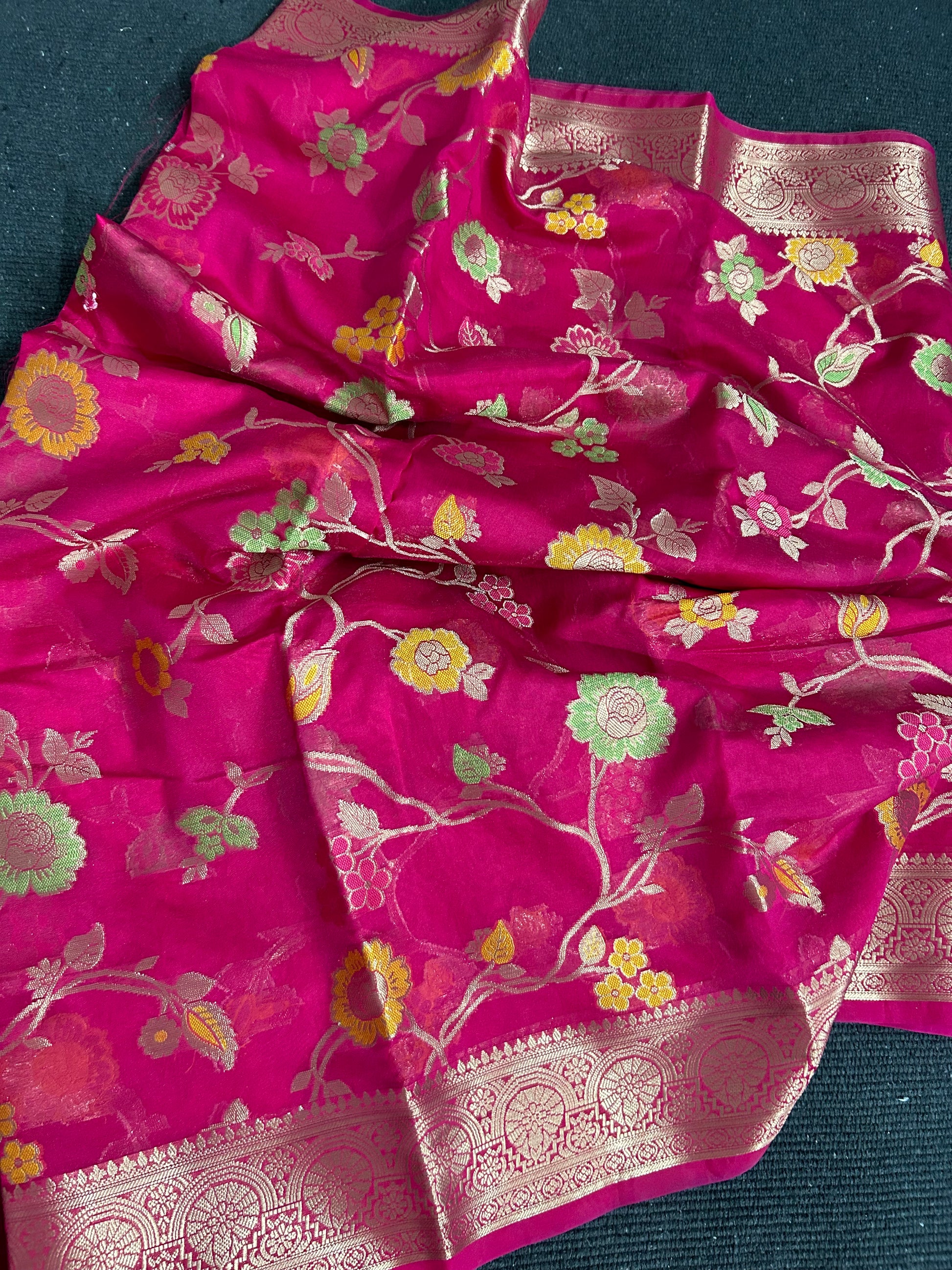  Banarasi Semi Georgette Silk Saree