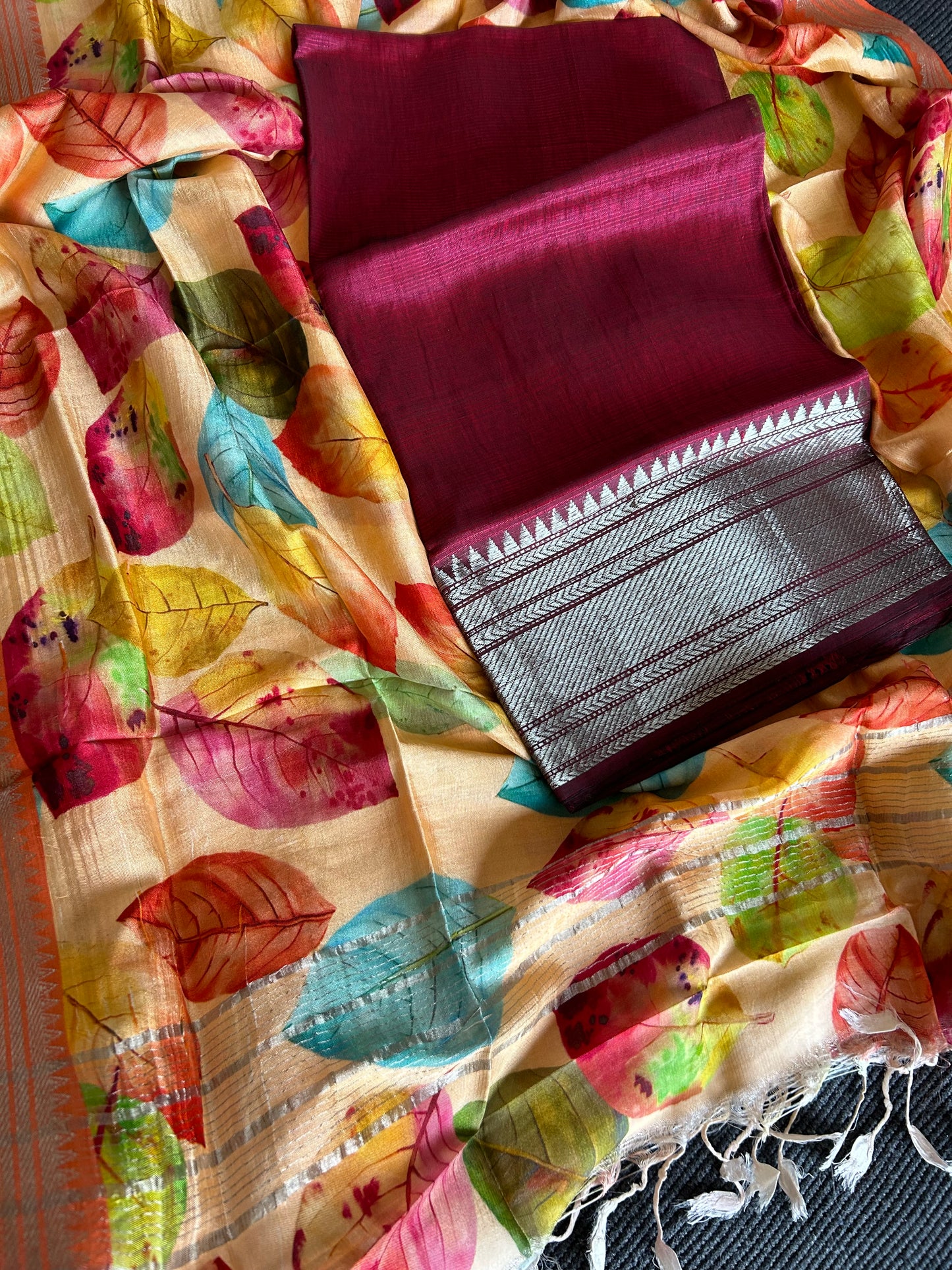 Mangalagiri Silk Cotton Dress Material