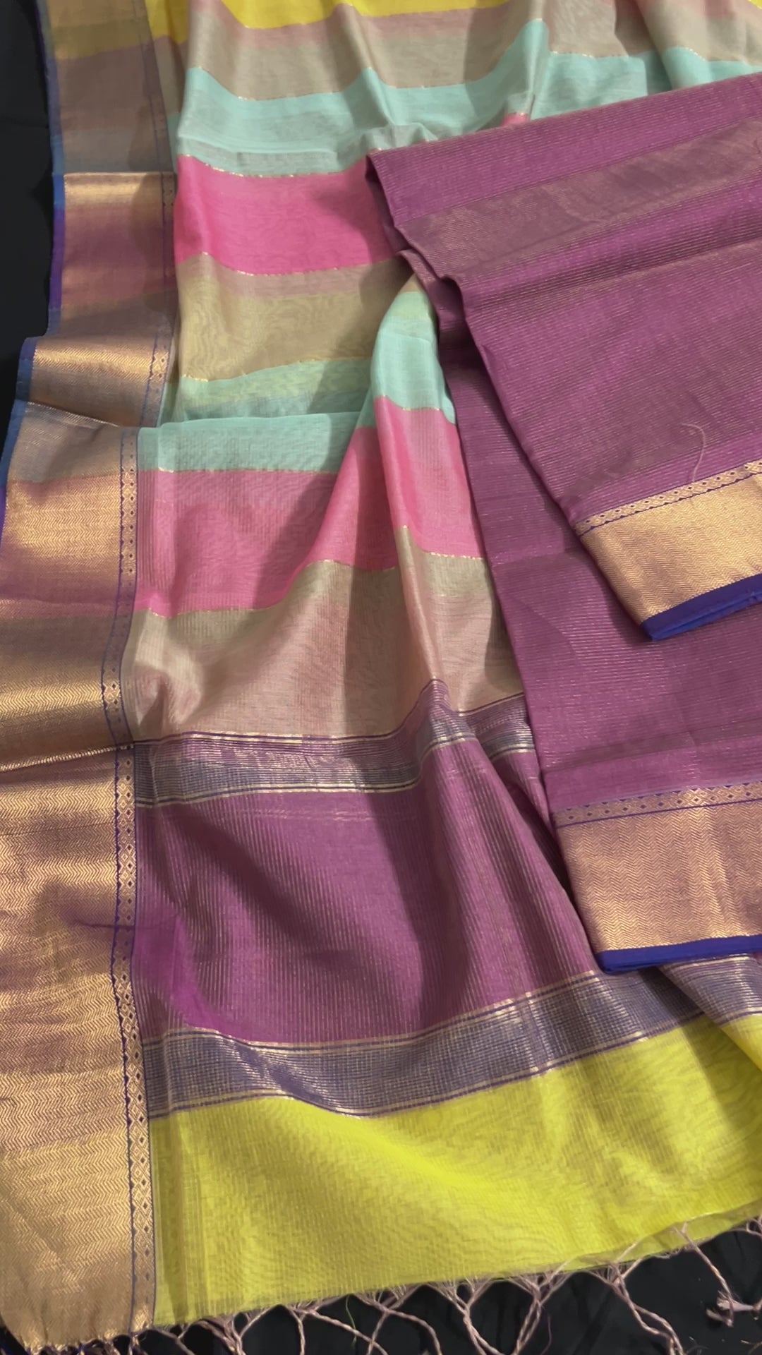 Maheshwari Tissue Silk Dress Material