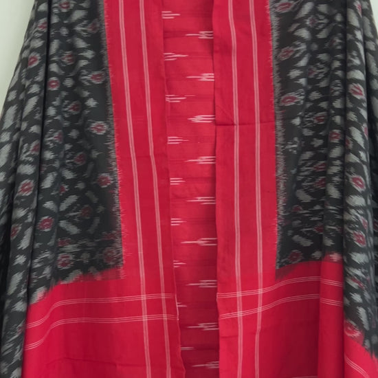 Double Ikat Cotton Dress Material