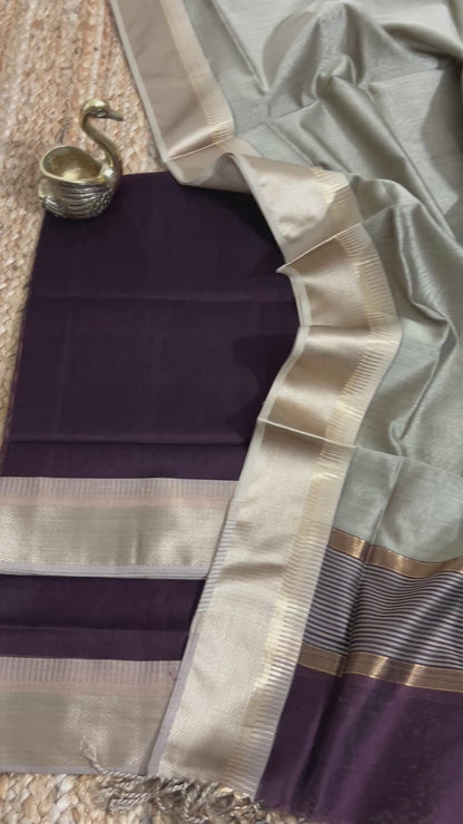 Maheshwari Silk Cotton Dress Material