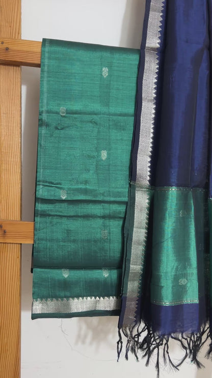 Mangalagiri Silk Cotton Dress Material