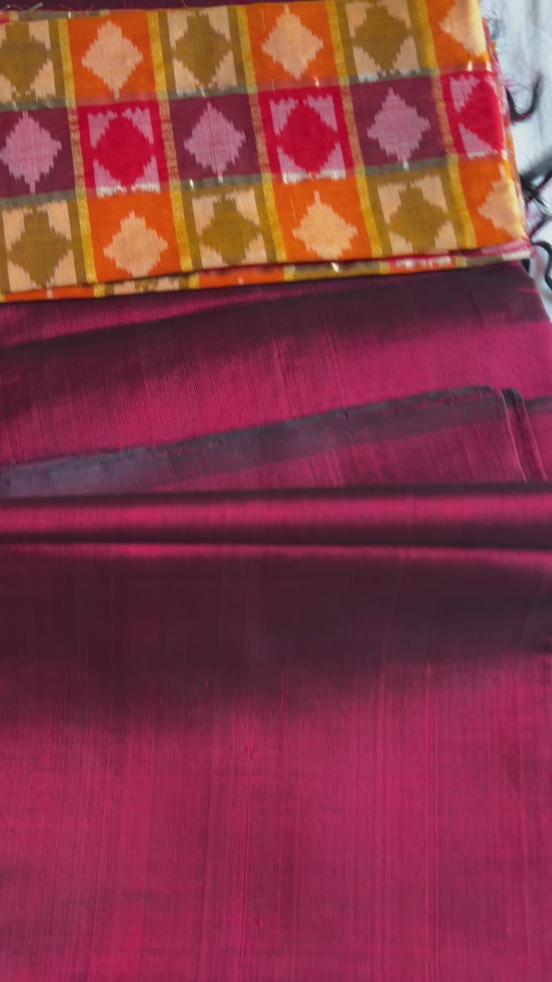 Mangalagiri Pure Silk Saree with Extra Silk Blouse