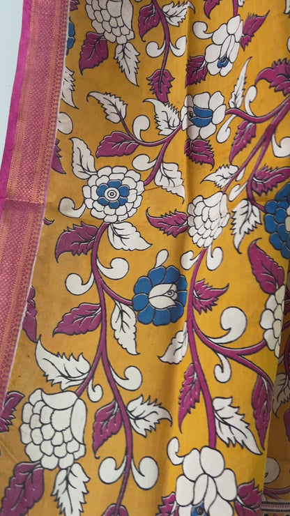 Kalamkari Silk Dupatta