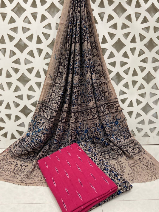 Ikat - Kalamkari Cotton Dress Material
