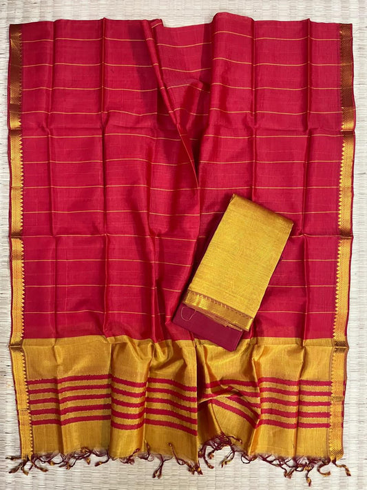 Mangalagiri Silk Dress Material