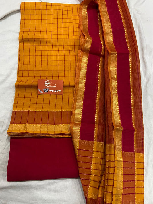 Mangalagiri Cotton Dress Material