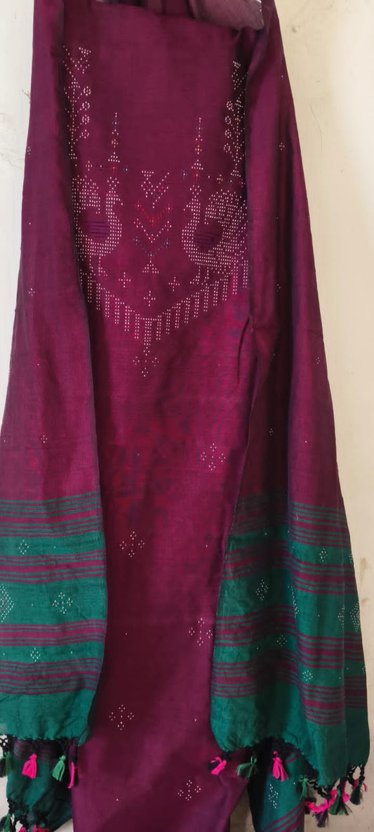 Tangaliya Cotton Dress Material
