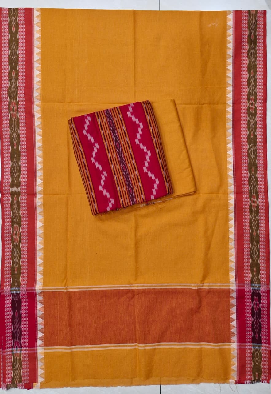 Sambalpuri Ikat Cotton Dress Material