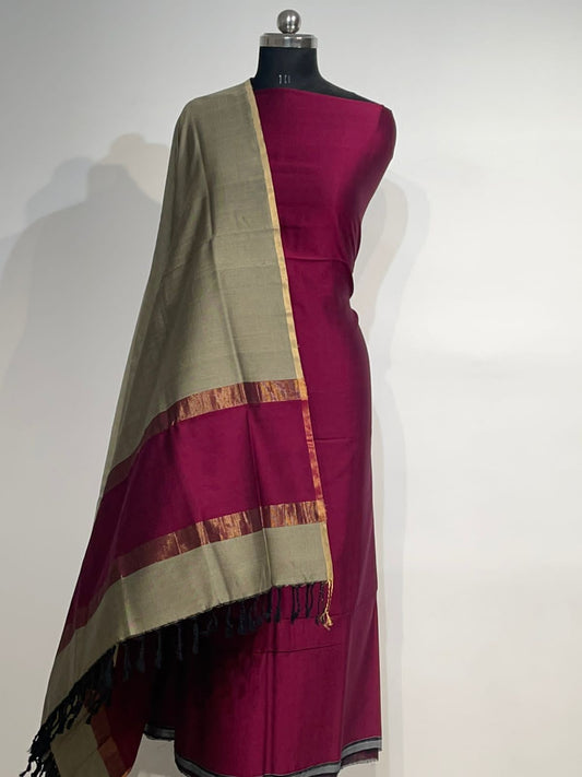 Maheshwari Silk Dress Material