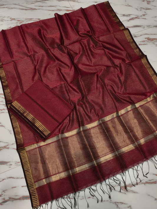 Maheshwari Silk Cotton Dress Material