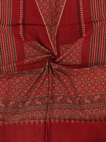 Ajrakh Cotton Dupatta