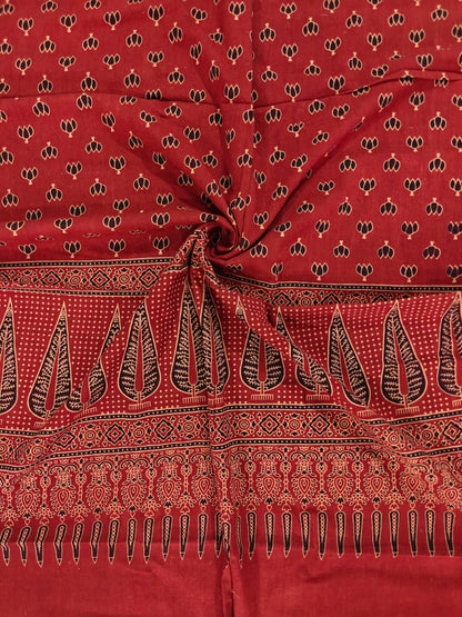Ajrakh Cotton Dupatta