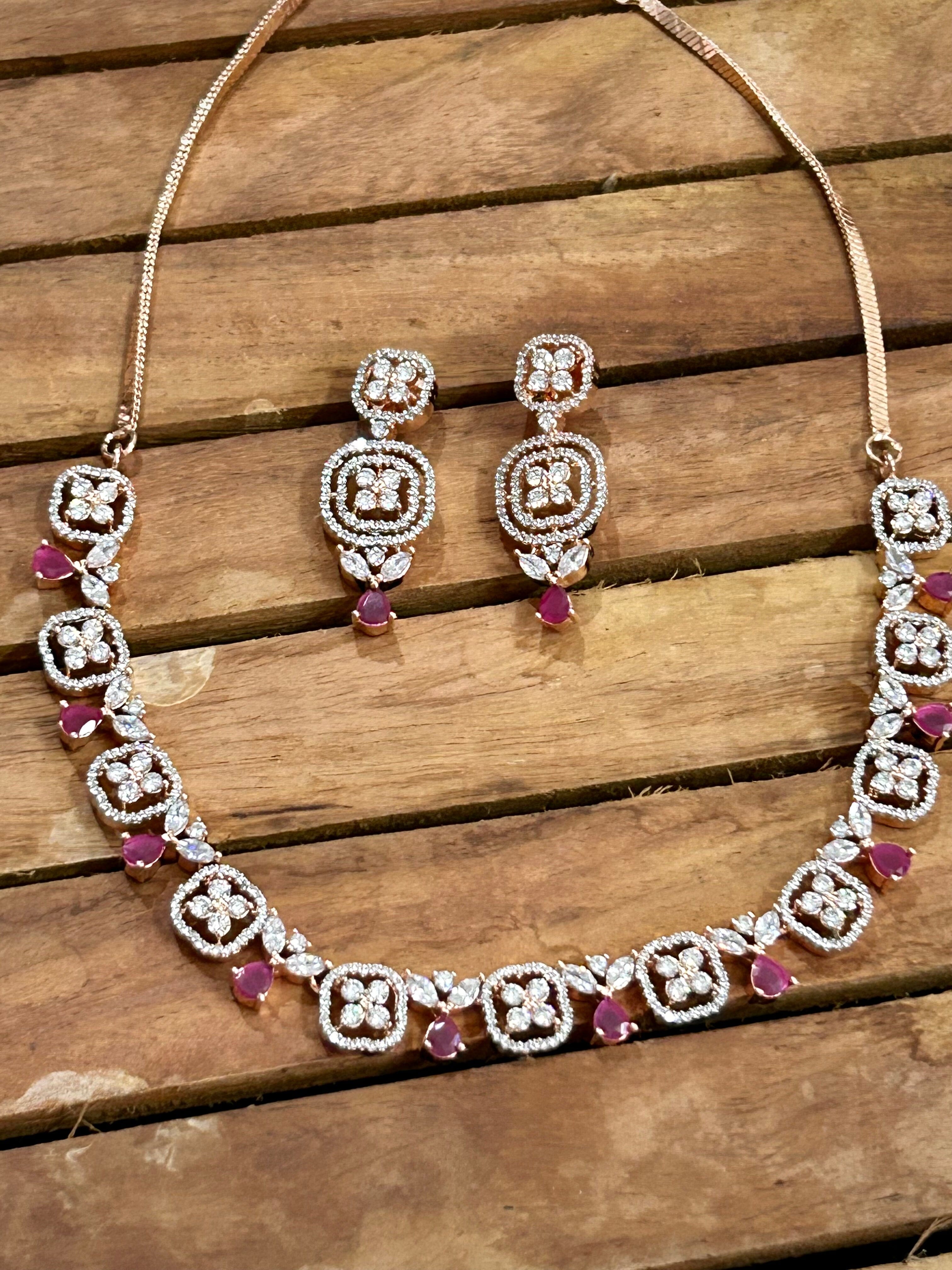 Swarovski Vintage Necklace, Pink, Rose-gold tone plated 5472610 - Morré  Lyons Jewelers