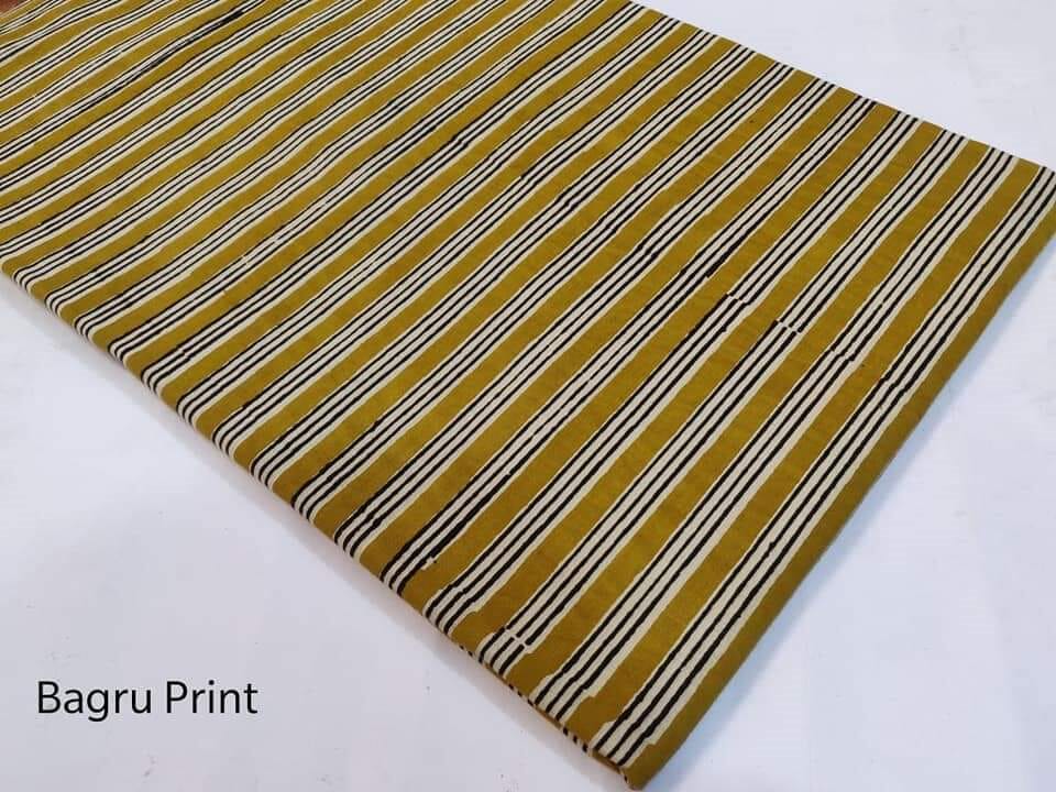 Bagru Hand Block Print Cotton Fabric