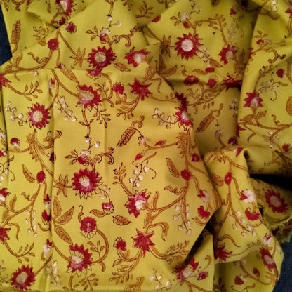 Rayon Bagru printed fabric (2.5meter)