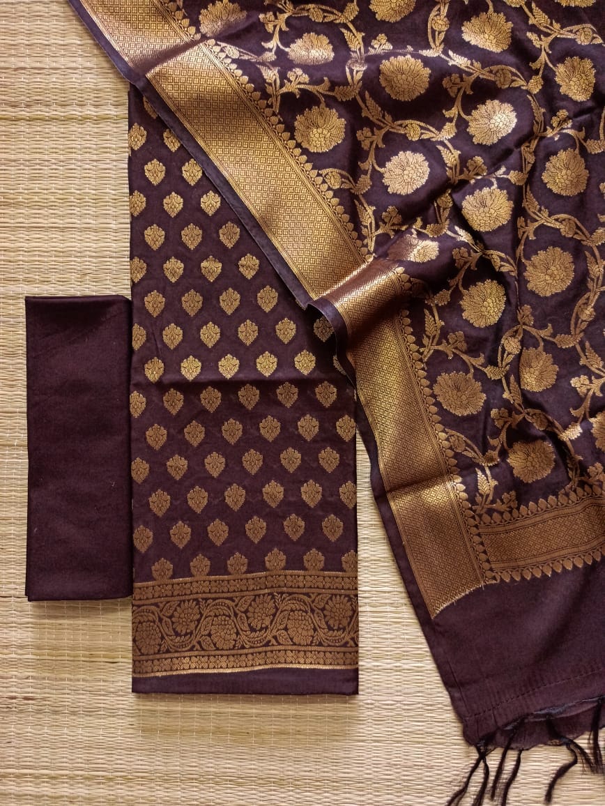 Banarasi Cotton Dress Material