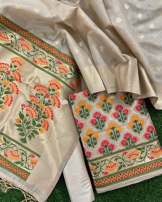 Banarasi Cotton Dress Material