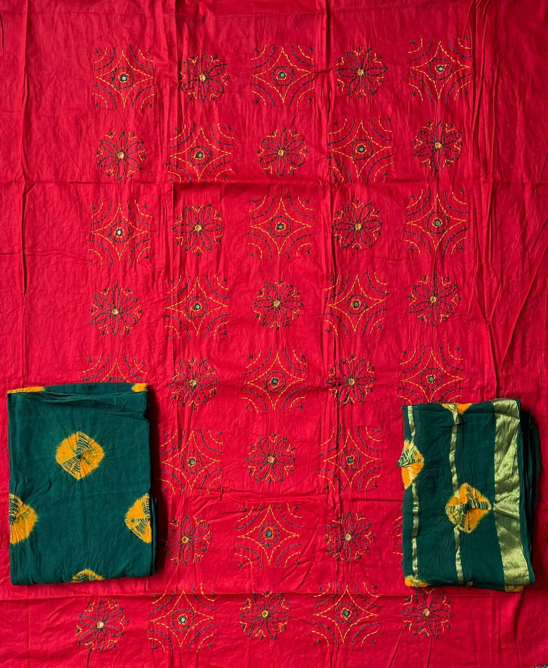 bandhej shawls