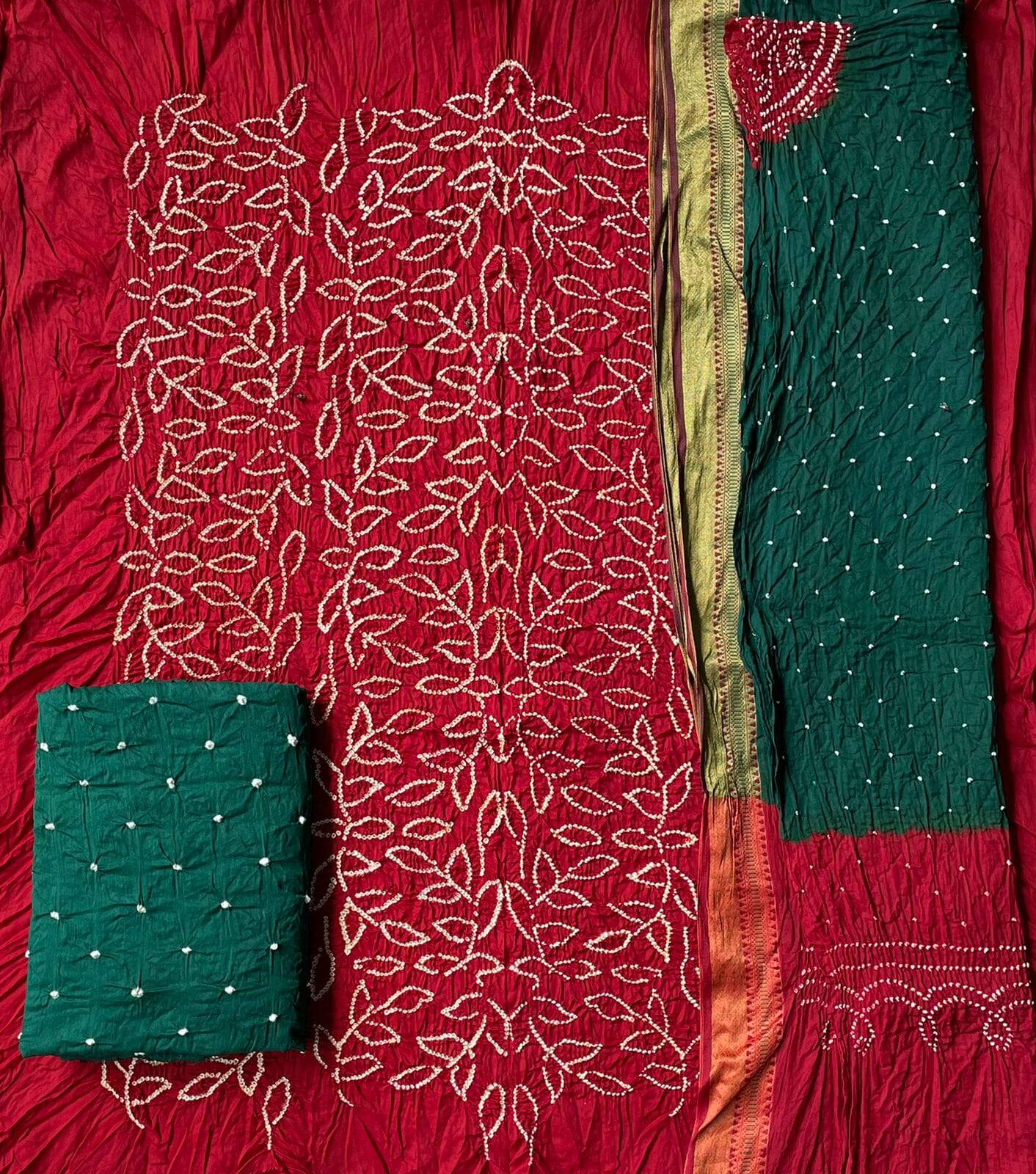 Bandhej Cotton Salwar Suit