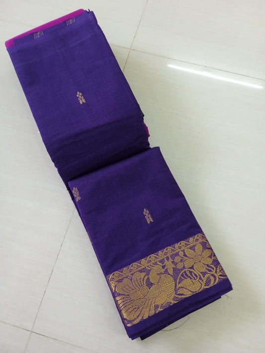 Chettinad Cotton Saree with all over bootis