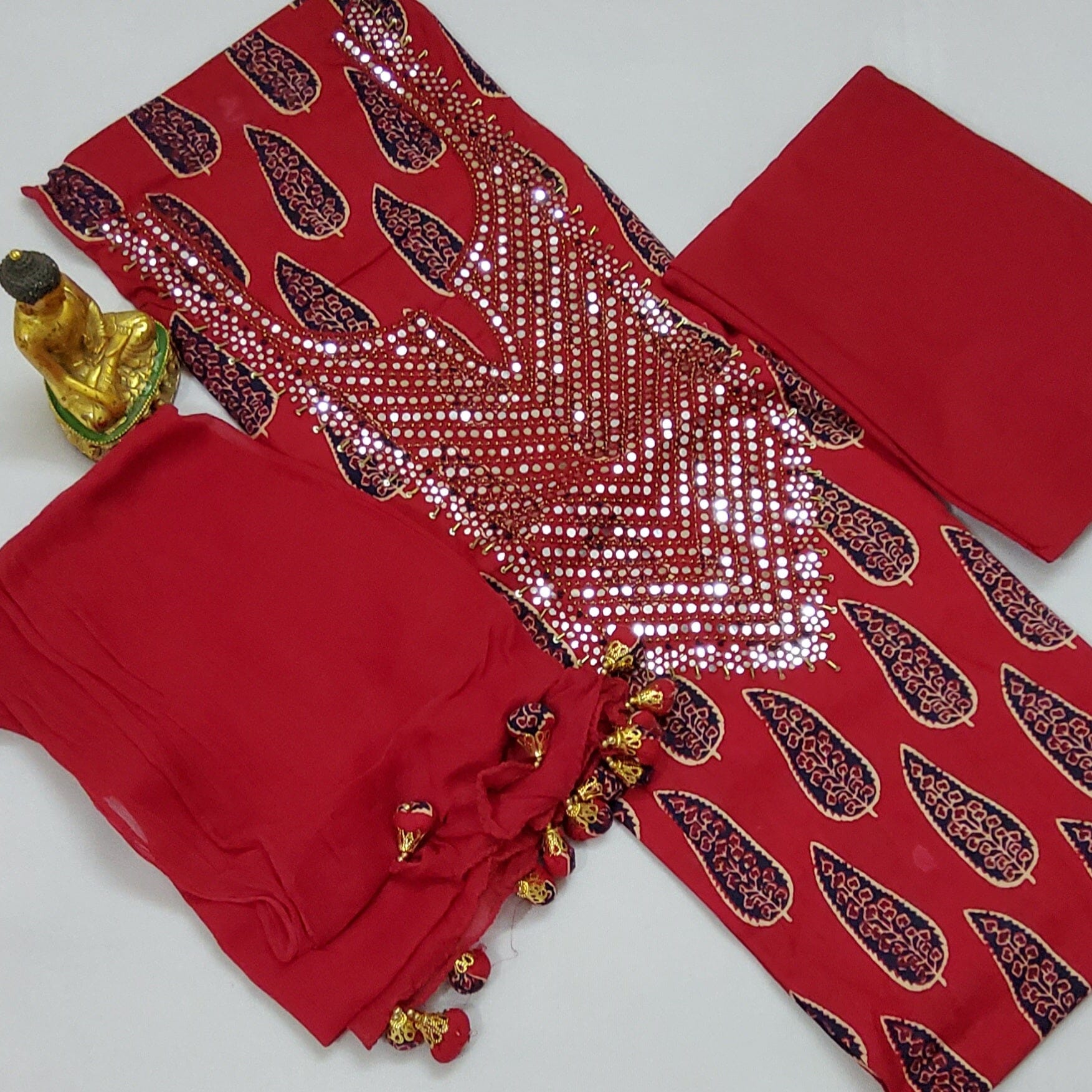 Buy Casual Wear Purple Schiffli Work Chiffon Dress Material Online From  Surat Wholesale Shop.