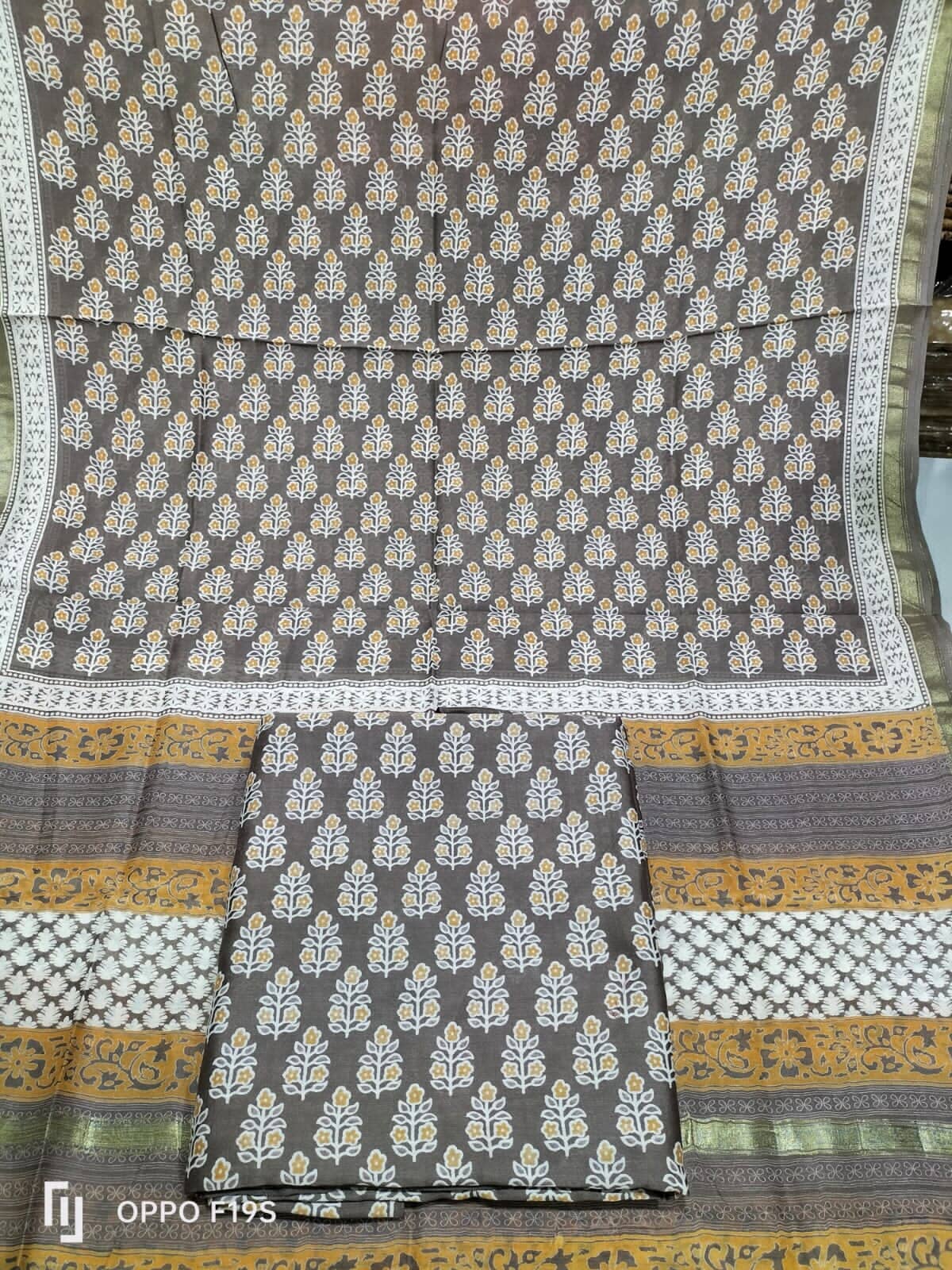 Maheshwari Silk Cotton Dress Material chudi