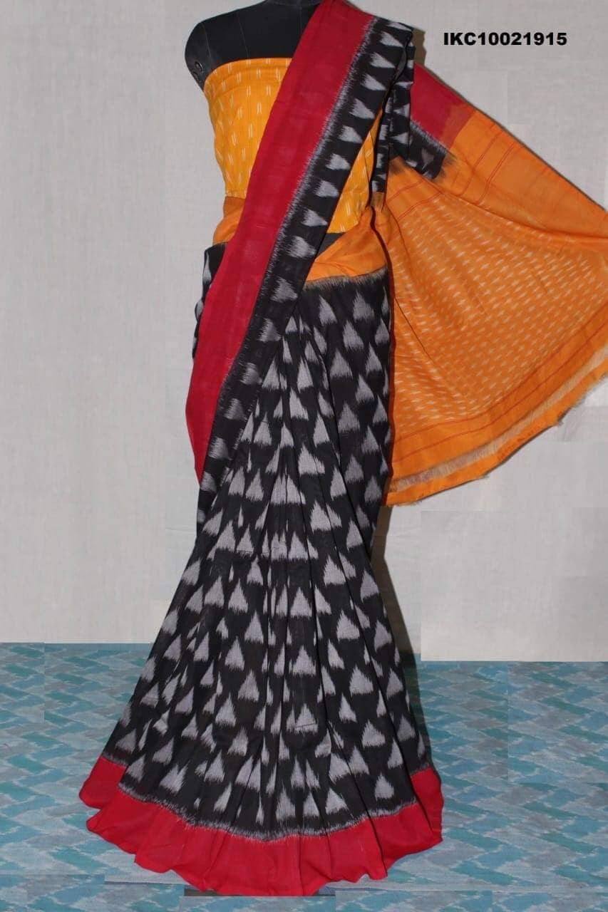 Ikat cotton sarees hot sale with price