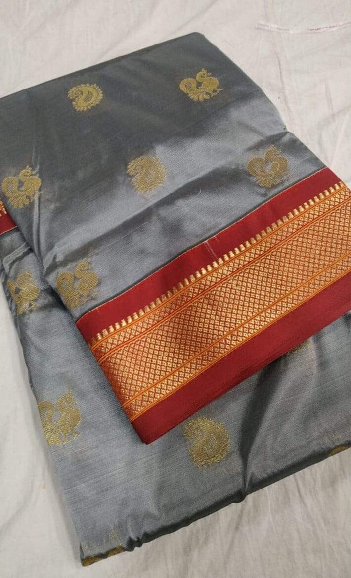 Pure Paithani saree with silk blouse original semi paithani sarees. in  Karnal at best price by Mahakaal Exports - Justdial